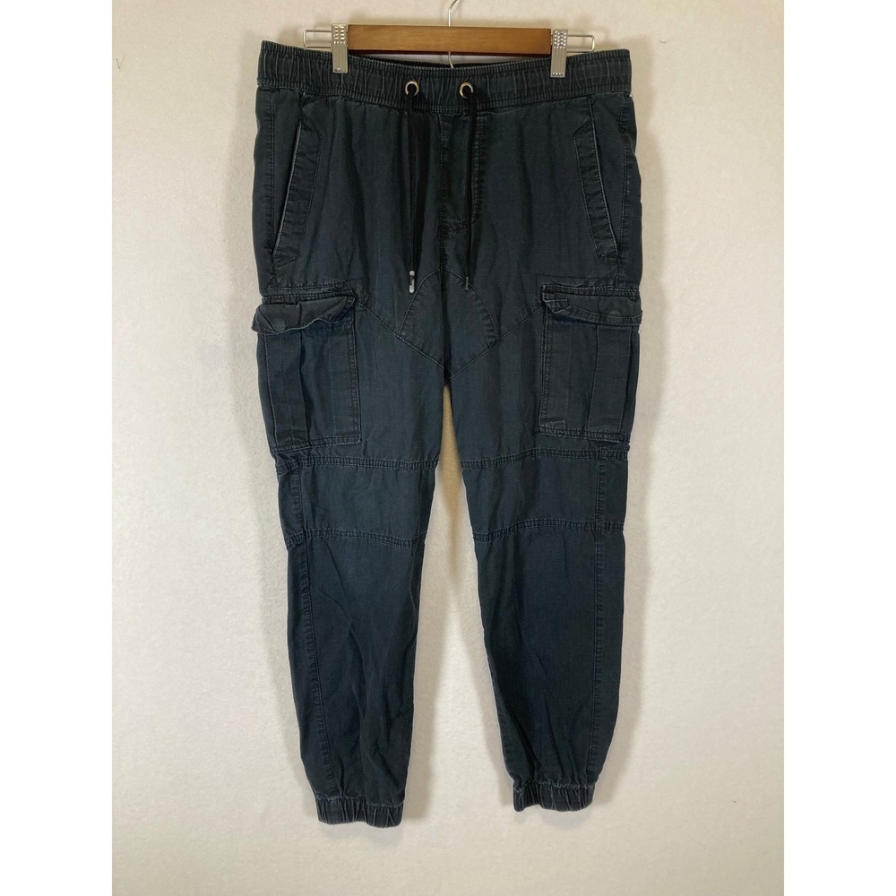 Streetwear‎ CSG Champs Sports Gear Mens Medium Black Ripstop Cargo Jogger Pants